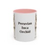 11oz-peruvian-inca-orchid-mug-pink 11oz Peruvian Inca Orchid Mug, Pink, front view