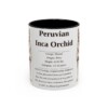 11oz-peruvian-inca-orchid-mug-writeup-black-front 11oz Peruvian Inca Orchid Mug, Black, front view