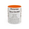 11oz-peruvian-inca-orchid-mug-writeup-orange 11oz Peruvian Inca Orchid Mug, Orange, front view