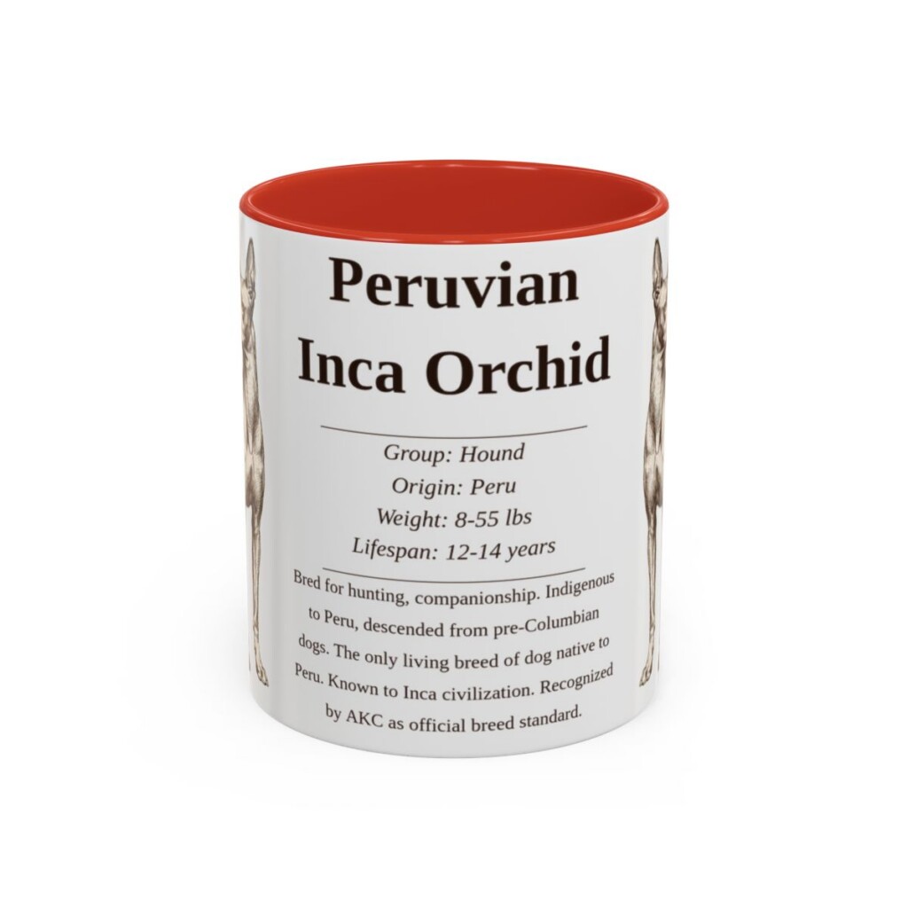 11oz-peruvian-inca-orchid-mug-writeup-red 11oz Peruvian Inca Orchid Mug, Red, front view