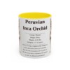 11oz-peruvian-inca-orchid-mug-writeup-yellow 11oz Peruvian Inca Orchid Mug, Yellow, front view