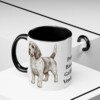 11oz Petit Basset Griffon Vendeen Mug, Black, lifestyle photo