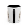 11oz Pit Bull Mug, Black, back view