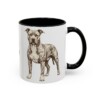 11oz Pit Bull Mug, Black, right side view