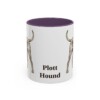 11oz Plott Hound Mug, Purple, front view