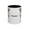 11oz Pointer Mug, Black, front view
