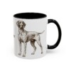 11oz Pointer Mug, Black, right side view