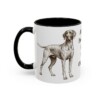 11oz Funny Pointer Mug, Black, left side view