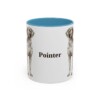 11oz Pointer Mug, Light Blue, front view