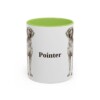 11oz Pointer Mug, Light Green, front view