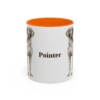 11oz Pointer Mug, Orange, front view
