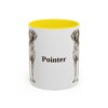 11oz Pointer Mug, Yellow, front view