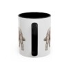 11oz Polish Lowland Sheepdog Mug, Black, back view