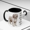 11oz Funny Polish Lowland Sheepdog Mug, Black, lifestyle photo