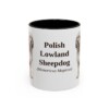 11oz-polish-lowland-sheepdog-mug-latin-black-front 11oz Polish Lowland Sheepdog Latin Mug, Black, front view