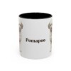 11oz Pomapoo Mug, Black, front view