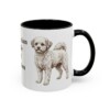 11oz Funny Pomapoo Mug, Black, right side view