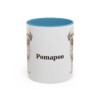 11oz Pomapoo Mug, Light Blue, front view