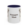 11oz Pomapoo Dog Mom Mug, Navy, front view