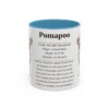11oz Pomapoo Mug, Light Blue, front view