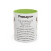 11oz Pomapoo Mug, Light Green, front view