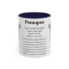 11oz Pomapoo Mug, Navy, front view
