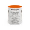 11oz Pomapoo Mug, Orange, front view