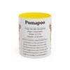 11oz Pomapoo Mug, Yellow, front view
