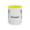 11oz Pomapoo Mug, Yellow, front view