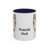 11oz Pomchi Dog Dad Mug, Navy, front view