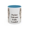 11oz Funny Pomchi Mug, Light Blue, front view