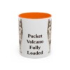11oz Funny Pomchi Mug, Orange, front view