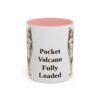 11oz Funny Pomchi Mug, Pink, front view