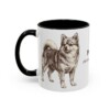 11oz Pomchi Latin Mug, Black, left side view