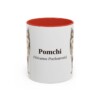 11oz Pomchi Latin Mug, Red, front view