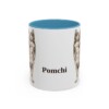 11oz Pomchi Mug, Light Blue, front view