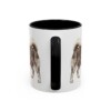 11oz Pomchi Mug, Black, back view