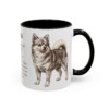 11oz Pomchi Mug, Black, right side view