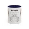 11oz Pomchi Mug, Navy, front view