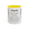 11oz Pomchi Mug, Yellow, front view