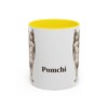 11oz Pomchi Mug, Yellow, front view