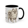 11oz-pomeranian-mug-humor-black-right 11oz Funny Pomeranian Mug, Black, right side view