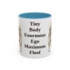 11oz-pomeranian-mug-humor-light-blue 11oz Funny Pomeranian Mug, Light Blue, front view
