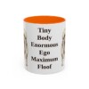 11oz-pomeranian-mug-humor-orange 11oz Funny Pomeranian Mug, Orange, front view