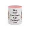 11oz-pomeranian-mug-humor-pink 11oz Funny Pomeranian Mug, Pink, front view