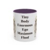 11oz-pomeranian-mug-humor-purple 11oz Funny Pomeranian Mug, Purple, front view
