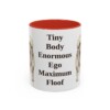 11oz-pomeranian-mug-humor-red 11oz Funny Pomeranian Mug, Red, front view