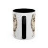 11oz Pomeranian Dog Mom Mug, Black, back view
