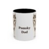 11oz-pomsky-mug-dad-black-front 11oz Pomsky Dog Dad Mug, Black, front view