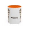 11oz-pomsky-mug-orange 11oz Pomsky Mug, Orange, front view